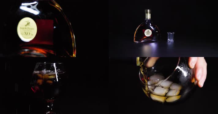 洋酒调酒吧鸡尾酒高速合集 4k升格实拍