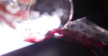 品味红酒高脚杯水花高速合集 4k升格实拍