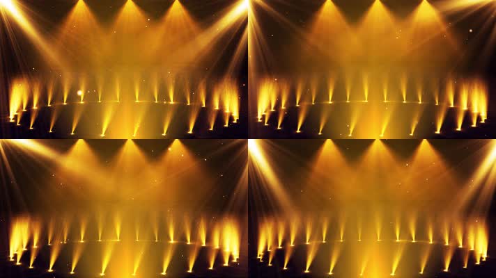 4K 颁奖舞台射灯光线闪烁背景