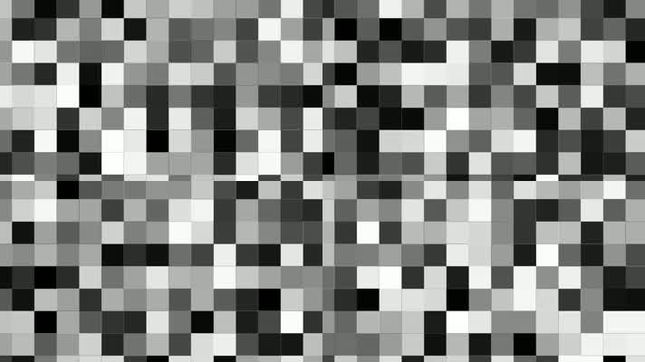 4k透明通道黑白方块素材