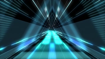 科技光线转场穿梭隧道三角形B