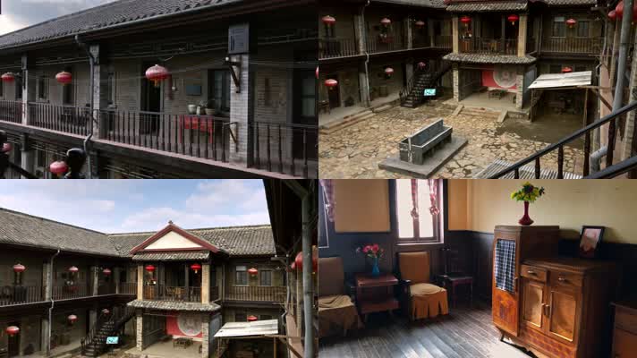 实拍闯关东民国风格影视基地