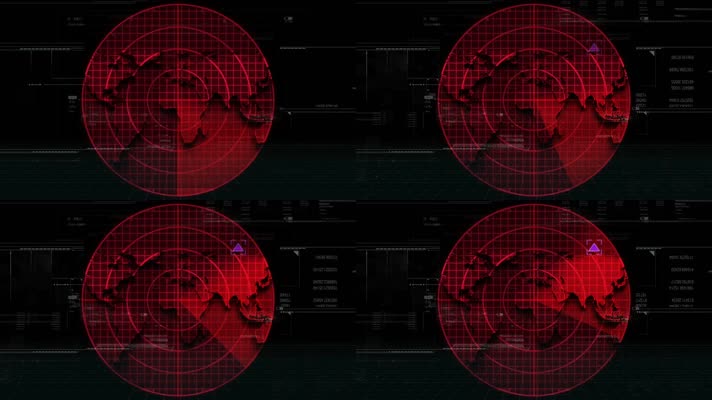 雷达扫光扫描地图