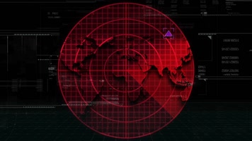 雷达扫光扫描地图