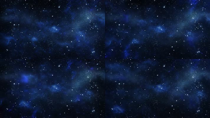 太空星星银河星光闪烁