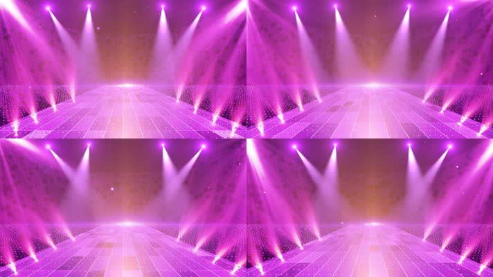 动感酷炫粒子聚光灯闪烁舞蹈演出舞台背景