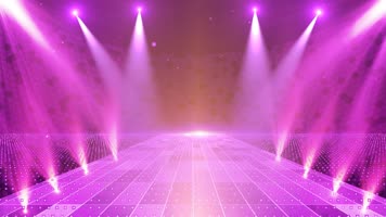 动感酷炫粒子聚光灯闪烁舞蹈演出舞台背景