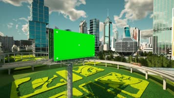 三维动画现代都市城市高楼大厦景观