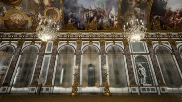 三维动画欧洲富丽堂皇宫殿皇宫