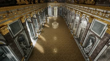 三维动画欧洲富丽堂皇宫殿皇宫