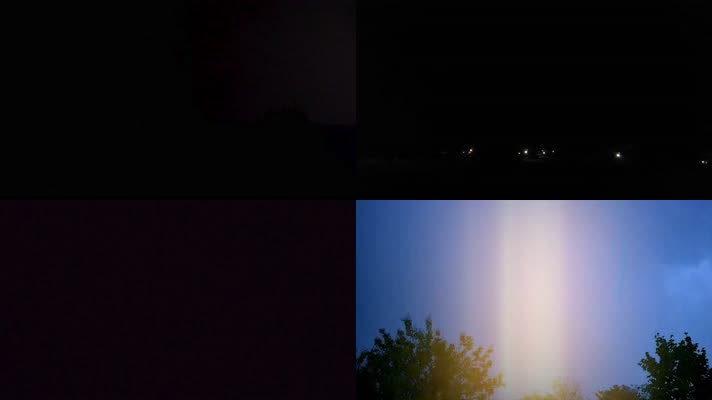 【4K】打雷闪电