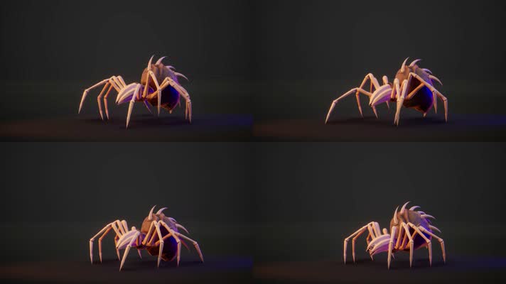 【4K】蜘蛛怪动画