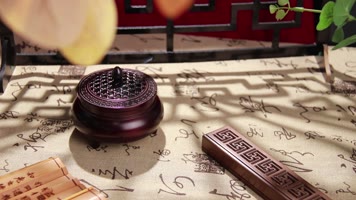 烧香过程中国风