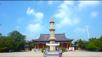 宗教景观人文 寺庙宝塔大雄宝殿