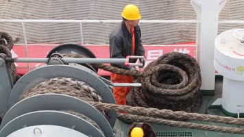 轮船收缆绳