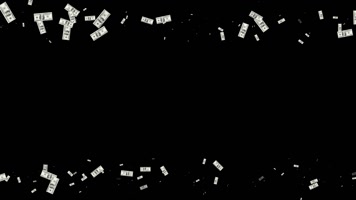 美元遮罩边框前景装饰视频带通道