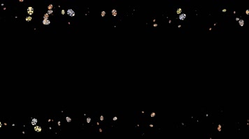 京剧脸谱遮罩边框前景装饰视频带通道 