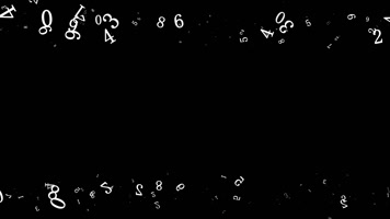 数字遮罩边框前景装饰视频带通道