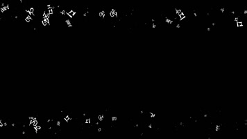 文殊菩萨心咒遮罩边框前景装饰视频带通道