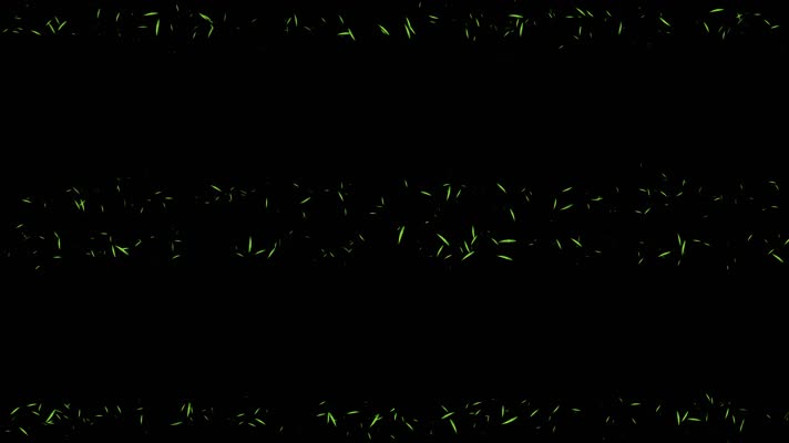 竹叶遮罩边框前景装饰视频带通道