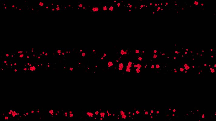 喜字遮罩边框前景装饰视频带通道