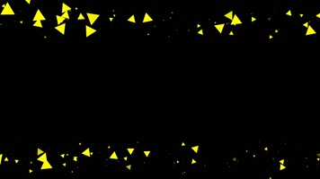 三角形遮罩边框前景装饰视频带通道