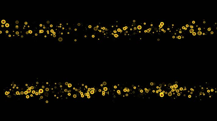 向日葵闪烁特效视频带通道