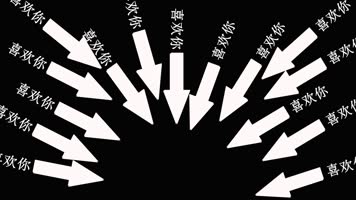 可爱恶搞喜欢你视频素材