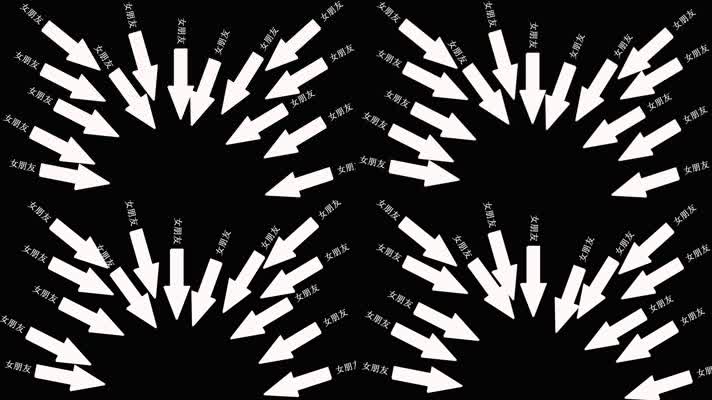 可爱恶搞女朋友视频素材