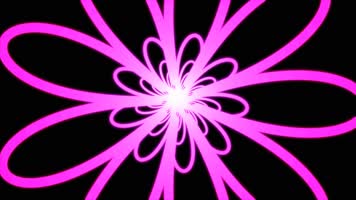 3D花瓣隧道视频带通道