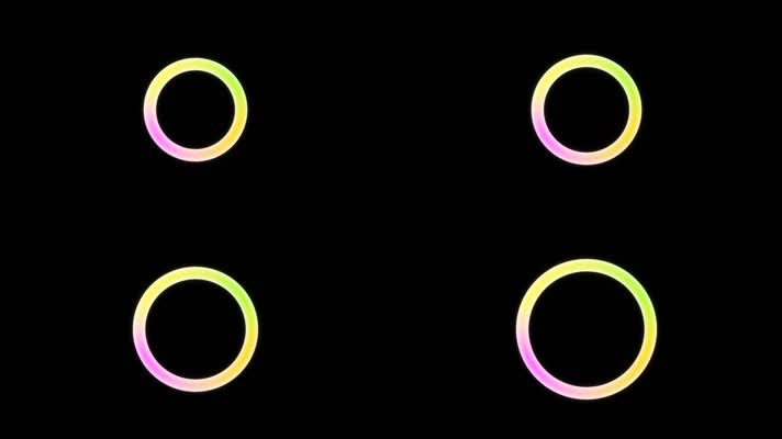 圆形缩放特效动画循环带通道