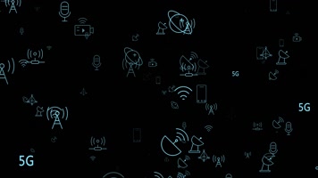 5G科技粒子动态背景视频素材带通道 5G科技粒子动态背景视频素材带通道