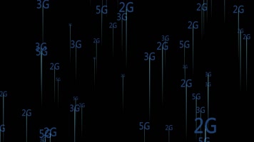2G3G4G5G数字信息元素视频素材 2G3G4G5G数字信息元素视频素材