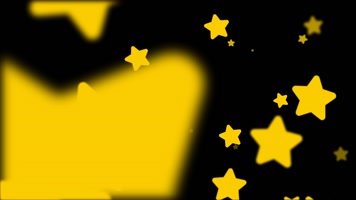 星星飞冲出来转场视频