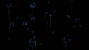 数据信息科技元素视频素材_1