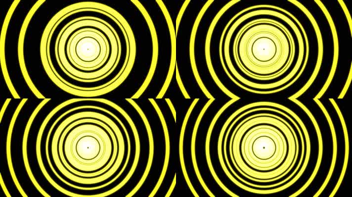 3D圆形隧道视频带通道