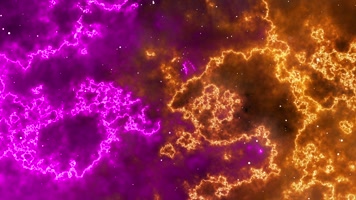 梦幻星云粒子穿梭背景视频