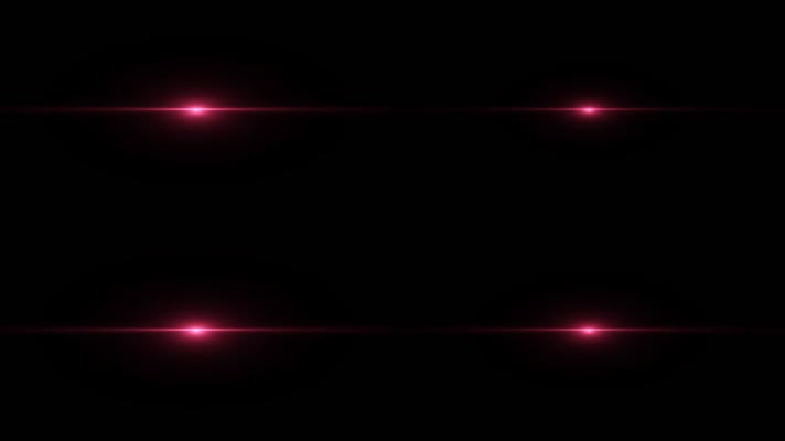 红色光线闪闪特效视频