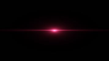 红色光线闪闪特效视频