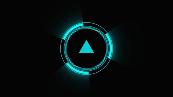 科技感UI视频HUD界面