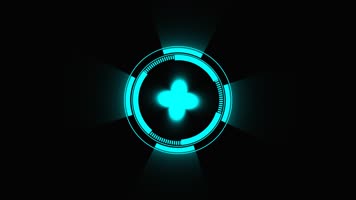 高科技HUD界面视频