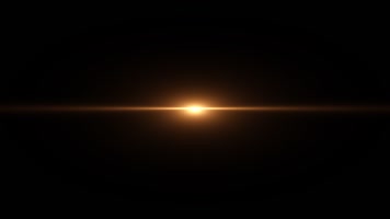 橙色光线闪闪特效视频