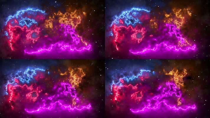 酷炫科幻宇宙太空场景视频