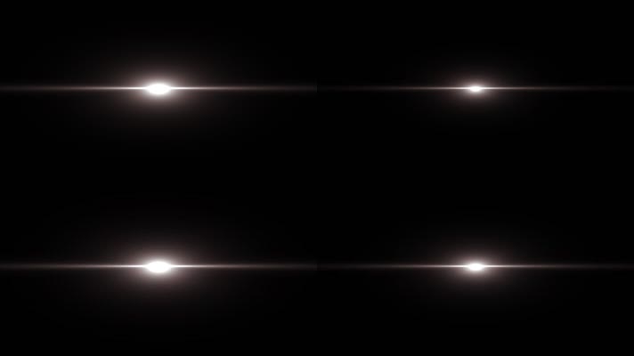 白色光线闪闪特效视频