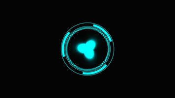 HUD科技圈元素视频