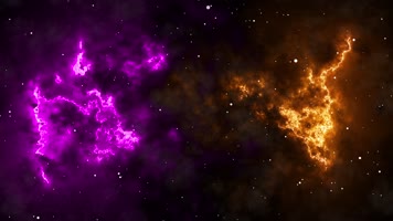 唯美星空星云舞台背景视频