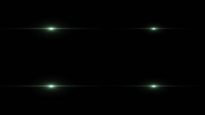 绿色光线闪闪特效视频
