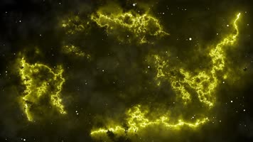 黄色科幻宇宙空间背景视频