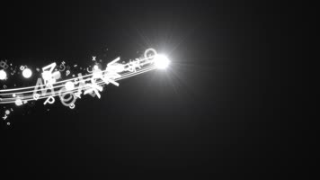 流光大写字母运动视频带通道