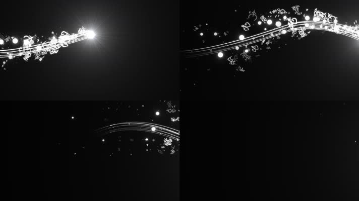 流光十二生肖甲骨文运动视频带通道